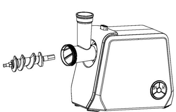 BRANDT BLE250 - a) Utilisation du hachoir à viande - 4