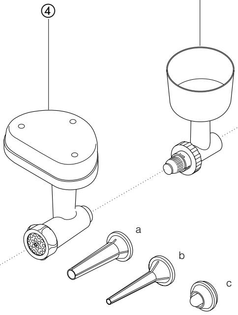 KENWOOD KM086 - flat pastalager ① A970 - 5