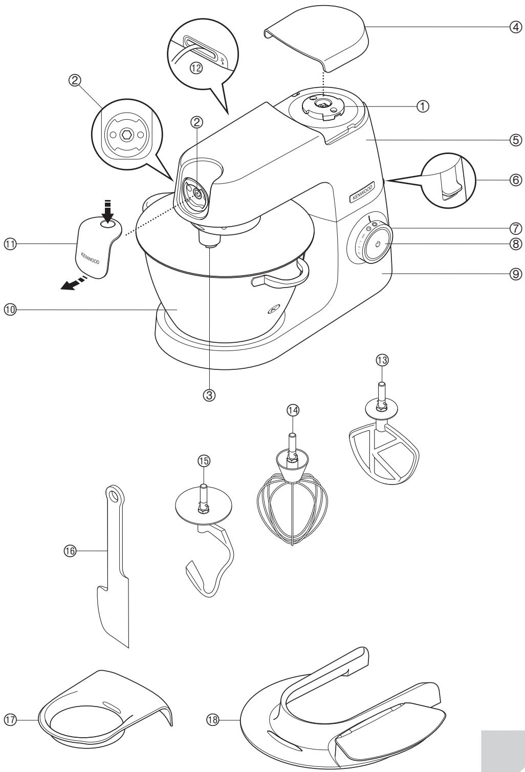 KENWOOD HDM804SI - 1