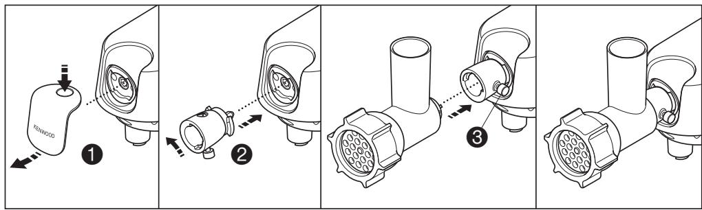 KENWOOD HDM804SI - Användning av adapter - 2