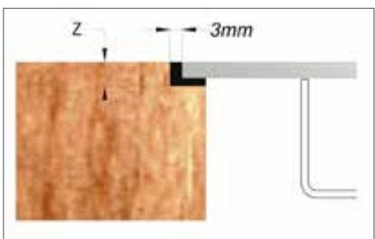 NOVY VISION 7858 - CUT-OUT IN THE TABLE TOP FOR FLUSH MOUNTING - 3
