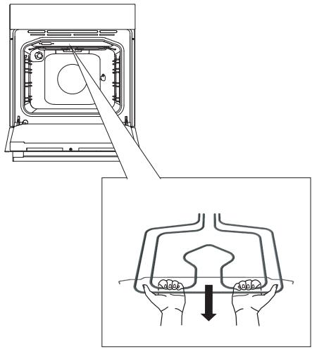 GORENJE BCS599S22X - NETTOYAGE DE LA VOUTE DU FOUR - 1