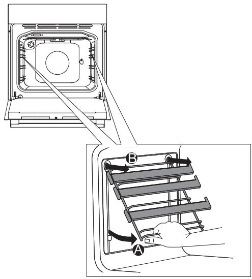 GORENJE EC5121WG - DÉMONTAGE ET NETTOYAGE DES GRADINS EN FIL ET DES GLISSIÈRES TÉLESCOPIQUES EXTRACTIBLES - 1