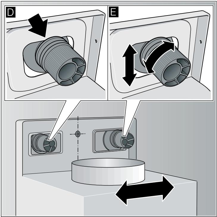 NEFF B58VT68H0 - Accrocher et aligner l'appareil - 1