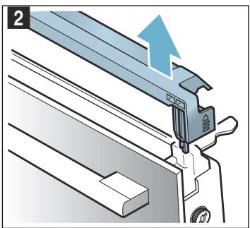 NEFF B58VT68N0 - Enlever le recouvrement de la porte - 2