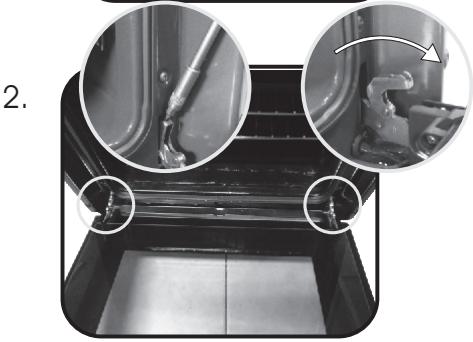 ROSIERES RF6186MIN - REMOVAL AND CLEANING OF THE GLASS DOOR - 3