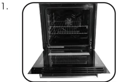 ROSIERES RF6186MIN - REMOVAL AND CLEANING OF THE GLASS DOOR - 1