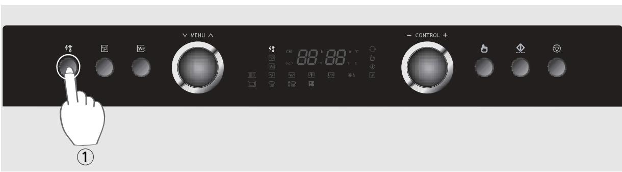 V MENU ▲ - CONTROL + ①