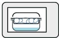 WHIRLPOOL AMW869IXL - Pour cuire des légumes ou du poisson (P3-P6): - 4