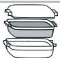 WHIRLPOOL AMW869IXL - Pour cuire des légumes ou du poisson (P3-P6): - 1