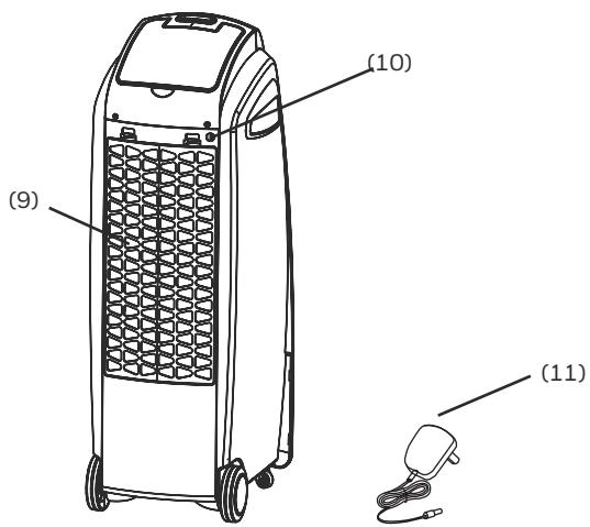 HONEYWELL CS10XE - EN Portable Evaporative Air Cooler - 3