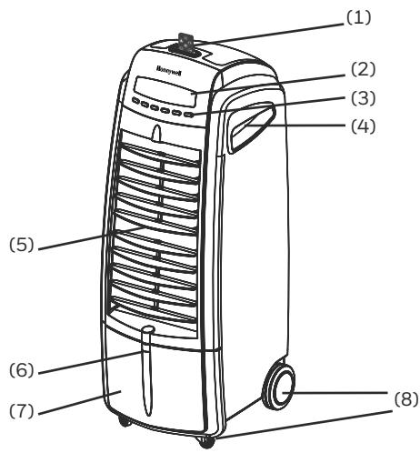 HONEYWELL CS10XE - EN Portable Evaporative Air Cooler - 2
