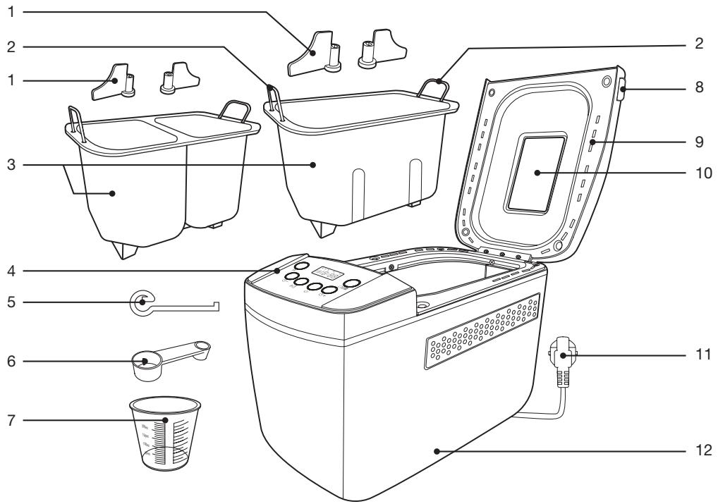 ESSENTIELB EMP 1103 - Description de l'appareil - 1