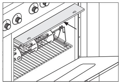 HOTPOINT FH83CHABK - Acendimento do queimador doorno - 2