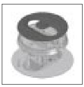 HOTPOINT FI4854PIXHA - Remplacement des injecteurs sur le brûleur "deux flames" indépendantes : - 1