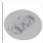 HOTPOINT FI4854PIXHA - Sostituzione degli ugelli su bruciatore a "doppie fiamme" independenti: - 5