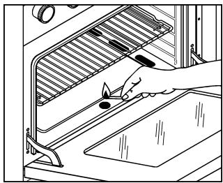 HOTPOINT FI4854PIXHA - Allumage du bruleur du four - 1