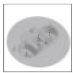 HOTPOINT FI4854PIXHA - Remplacement des injecteurs sur le brûleur "deux flames" indépendantes : - 2