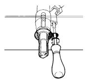 HOTPOINT CP058GTX - Replacing the independent "double flame" burner nozzles: - 5