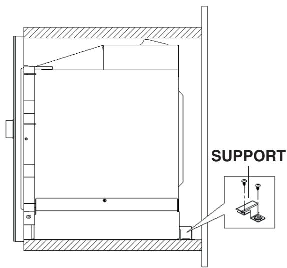 HOTPOINT MN614IX - installation du four - 2
