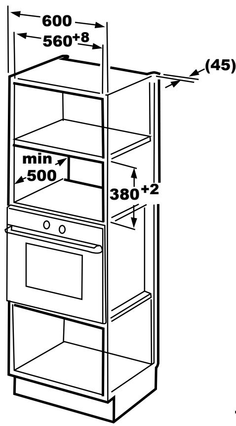 HOTPOINT MWHA2032MS - Mueble de empotrado - 1