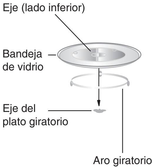 HOTPOINT MWHA2032MS - Instalación del Plato giratorio - 1