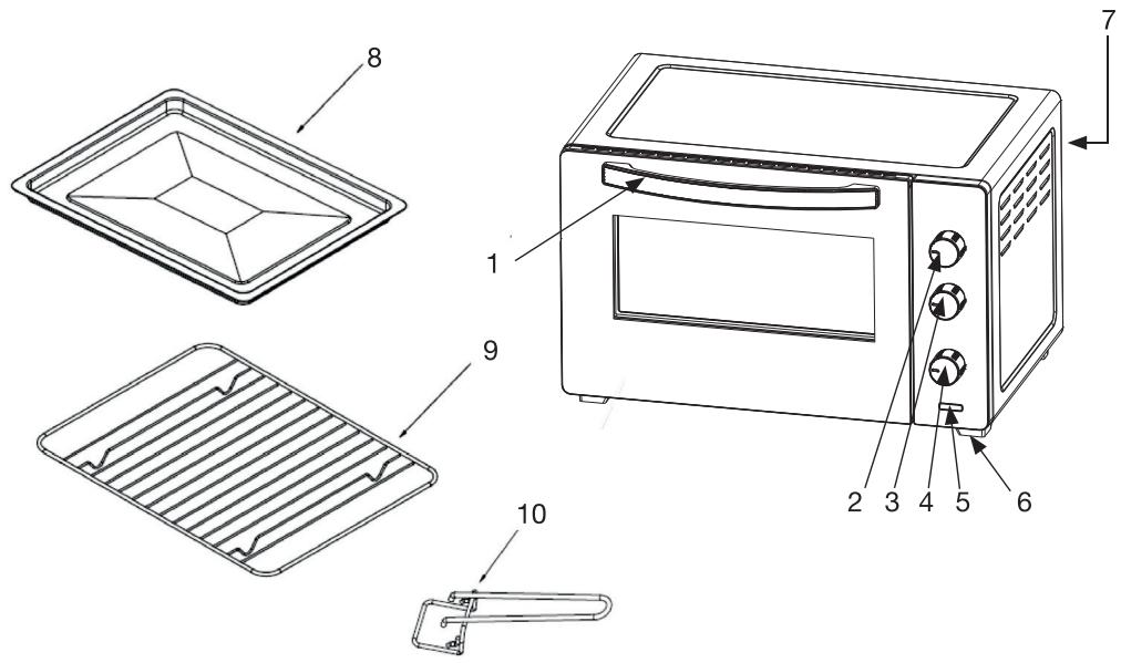 ESSENTIELB EFPD 451 - Description de l'appareil et des accessoires - 1