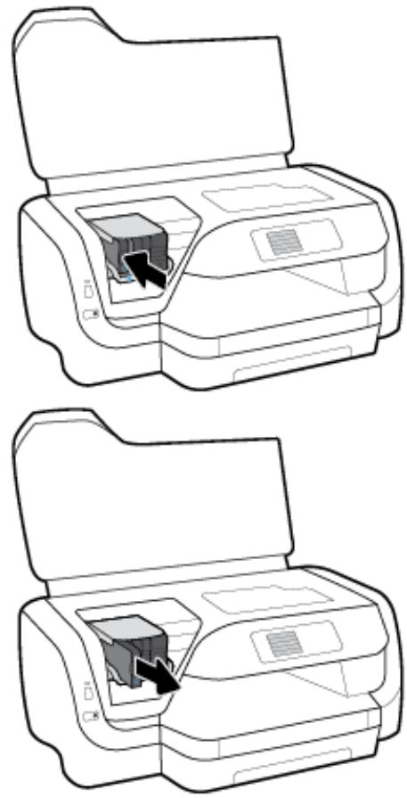 HP OFFICE JET PRO 9014 - Pour remplacer les cartouches - 3