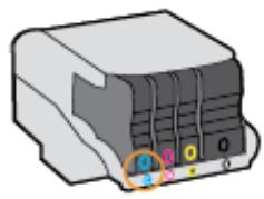HP OFFICE JET PRO 9014 - Pour remplacer les cartouches - 5
