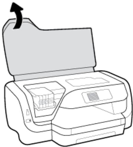 HP OFFICE JET PRO 9014 - Elimination d'un bourrage papier au niveau de la zone d'impression - 1