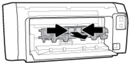 HP OFFICE JET PRO 9014 - Élimination d'un bourrage papier à partir de l'arrière de l'imprimante - 2