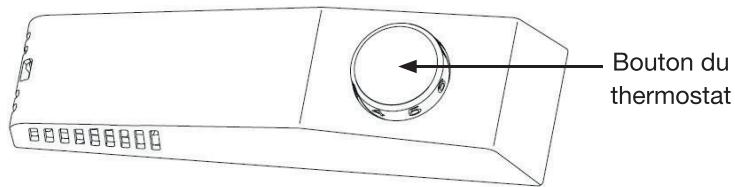 Bouton du thermostat