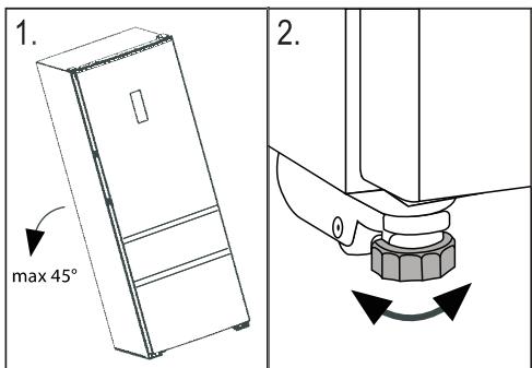 HAIER A4FE742CPJ - Positionner l'appareil - 1