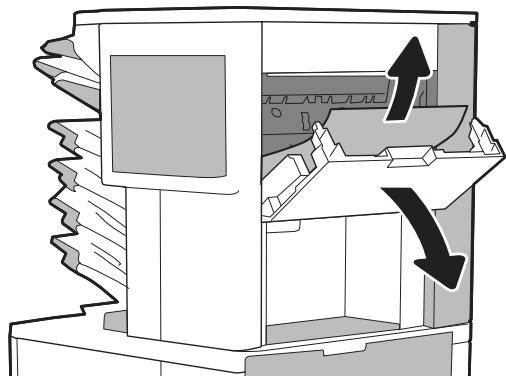 HP JET PRO M428DW - Clear paper jams in the HP Stapling Mailbox accessory - 2