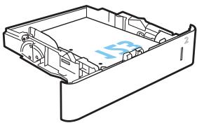 HP JET PRO M428DW - Tray 2 and the 550-sheet trays paper orientation - 5