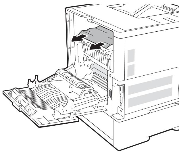 HP JET PRO M428DW - Clear paper jams in the rear door and fuser area - 5