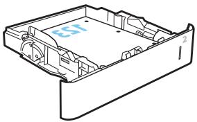 HP JET PRO M428DW - Tray 2 and the 550-sheet trays paper orientation - 7
