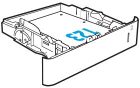 HP JET PRO M428DW - Tray 2 and the 550-sheet trays paper orientation - 8