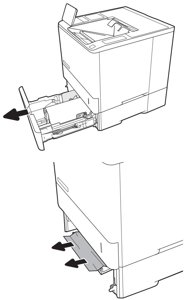 HP JET PRO M428DW - Clear paper jams in Trays 2, 3, 4, or 5 - 2