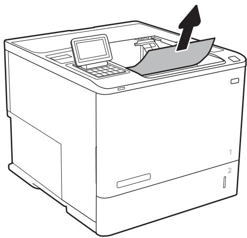 HP JET PRO M428DW - Clear paper jams in the output bin - 1