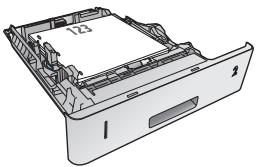 HP JET PRO M404DN - Orientation du papier du bac 2 et des bacs de 500 feuilles - 2