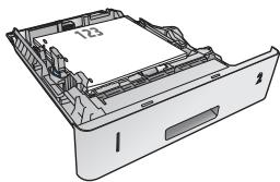 HP JET PRO M404DN - Orientation du papier dans le bac à support personnalisé - 2