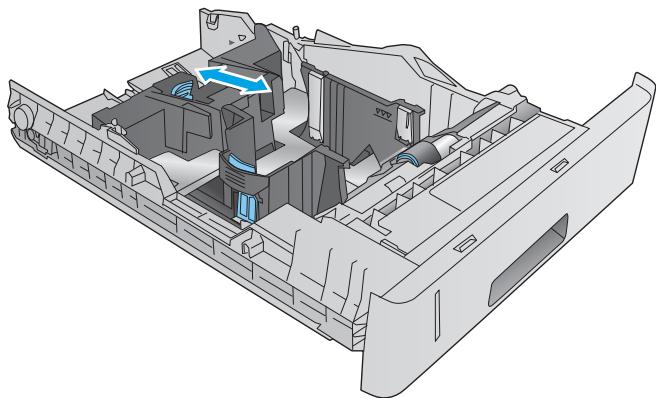 HP JET PRO M404DN - Chargement du papier dans le bac à support personnalisé - 3
