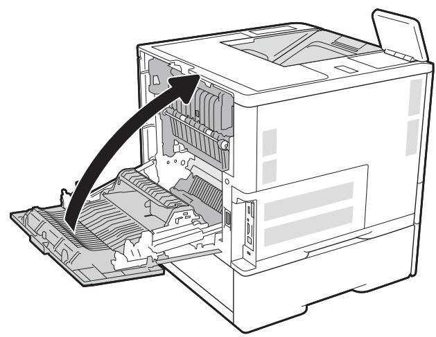 HP JET PRO M201 MOBILE - Clear paper jams in the rear door and fuser area - 7