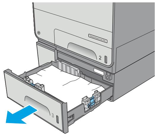 HP OFFICE 8012 - Clear jams in Tray 3 - 4