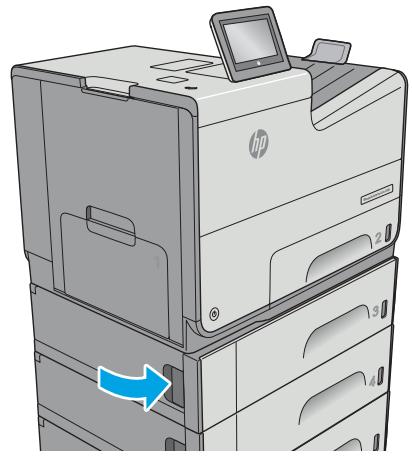 HP OFFICE 8012 - Clear jams in the 3x500-sheet feeder - 4