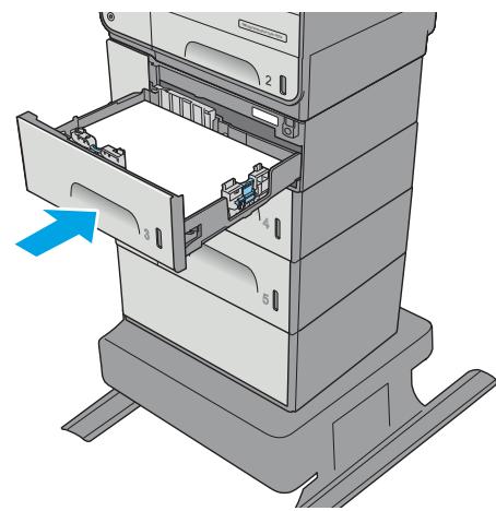HP OFFICE 8012 - Clear jams in the 3x500-sheet feeder - 8