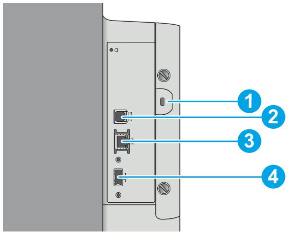 HP OFFICE 8012 - Interface ports - 1