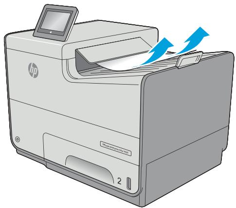 HP OFFICE 4655 - Clear jams in the output bin - 1