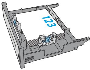 HP OFFICE 4655 - x 500-sheet tray paper orientation - 4